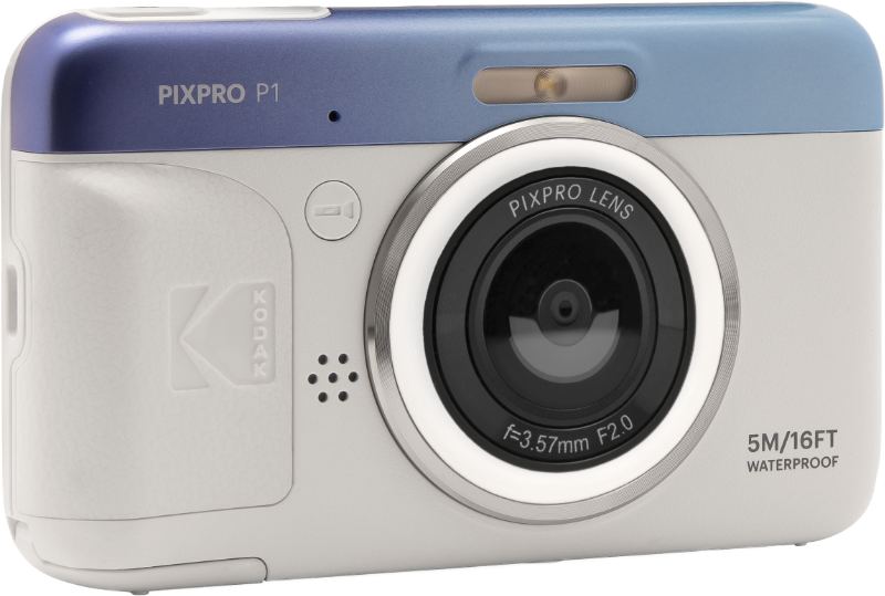 P1 in Aqua and White color