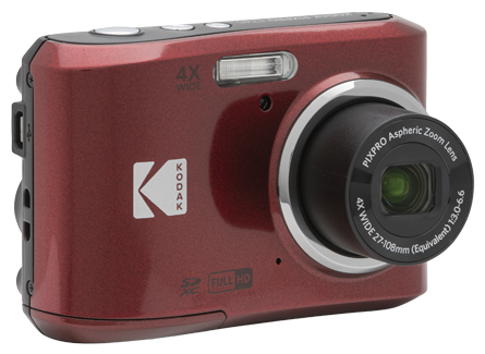 Prix 2024  Kodak PIXPRO Friendly Zoom FZ55 (rouge) avec