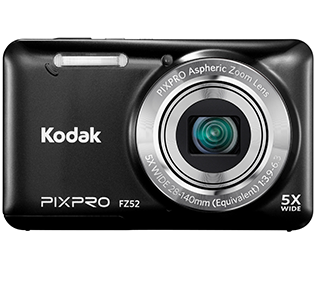 Kodak Digital Cameras | FZ52 | 16MP, 5x zoom, HD Video, Panorama 