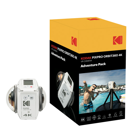 ORBIT360 4K VR Camera Adventure Pack | KODAK PIXPRO Digital Cameras